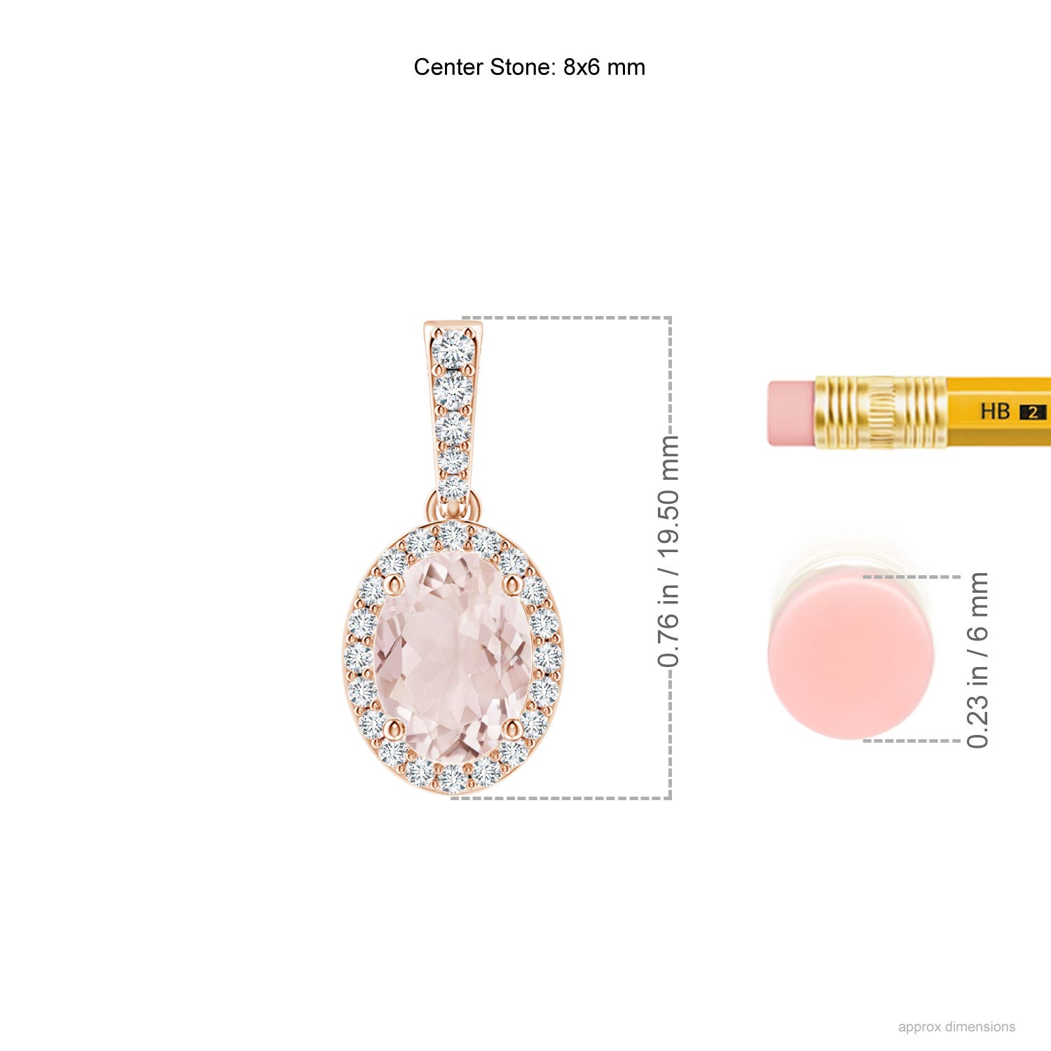 A - Morganite / 1.29 CT / 14 KT Rose Gold