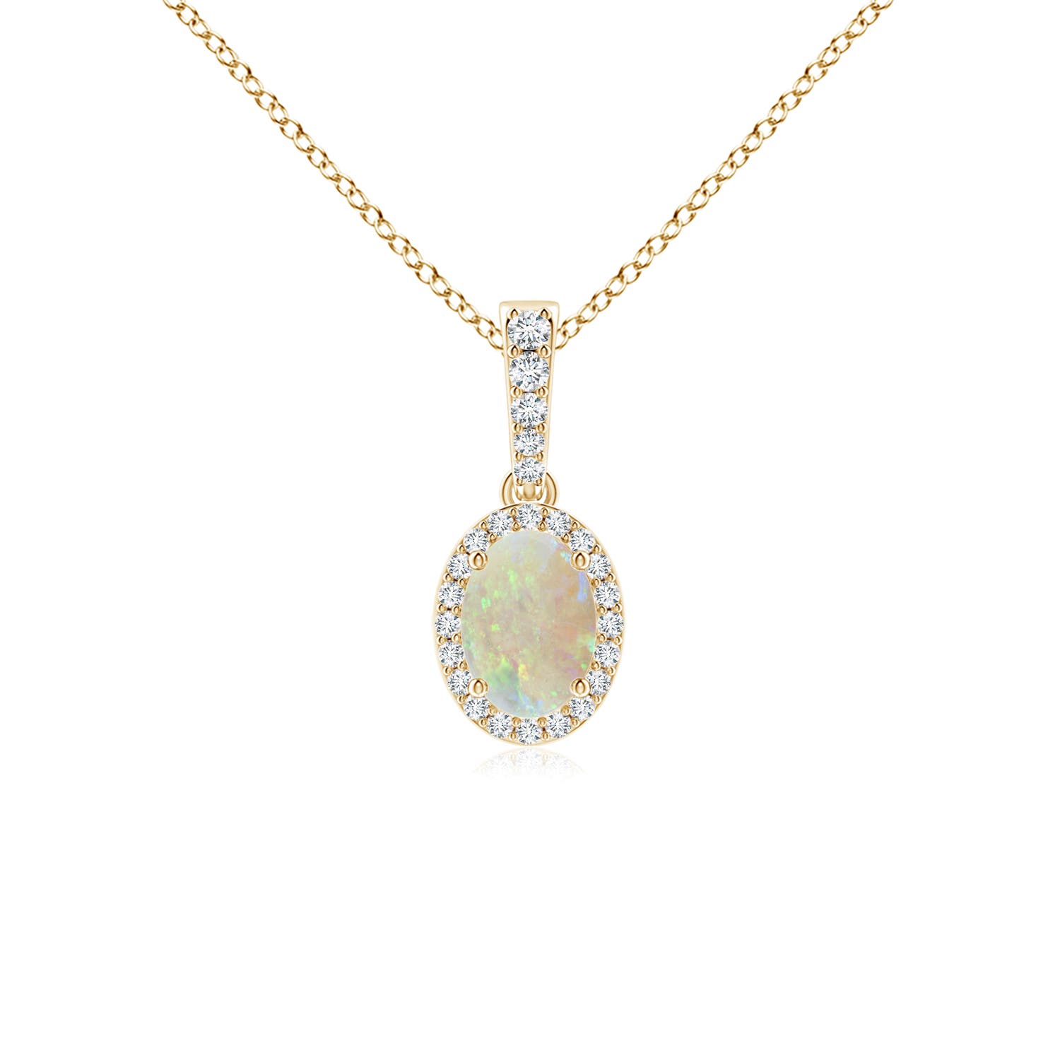 AAA - Opal / 0.59 CT / 14 KT Yellow Gold