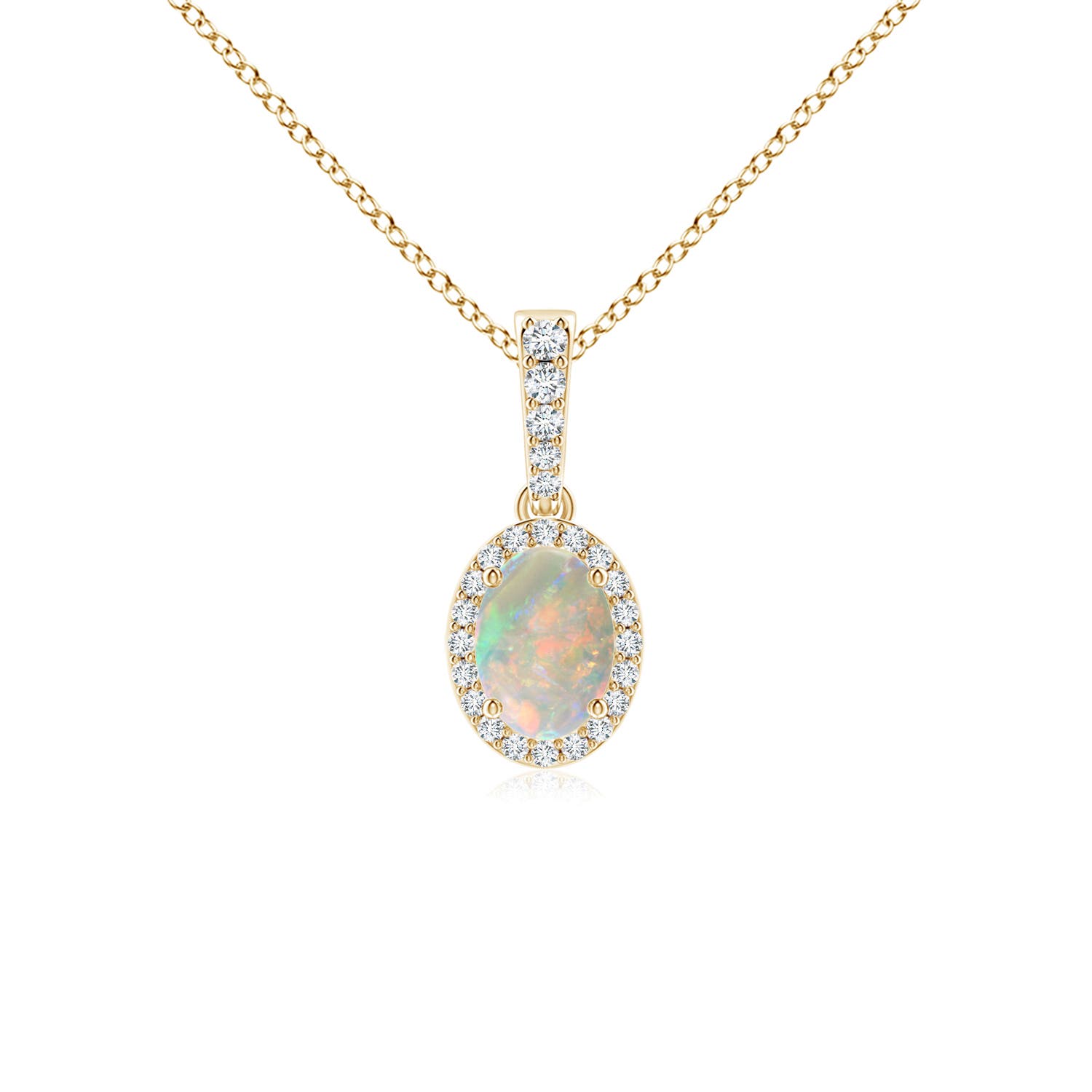 AAAA - Opal / 0.59 CT / 14 KT Yellow Gold