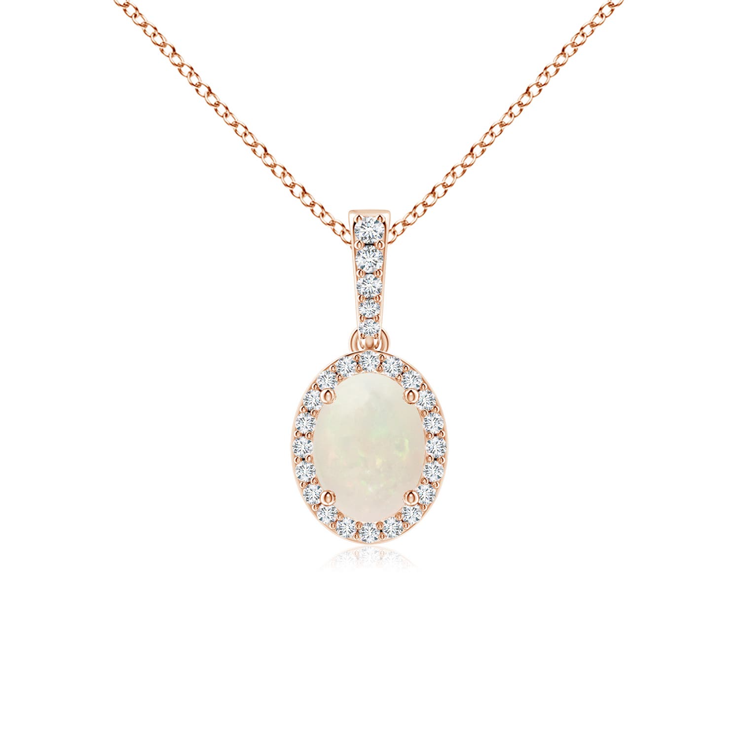 A - Opal / 0.99 CT / 14 KT Rose Gold