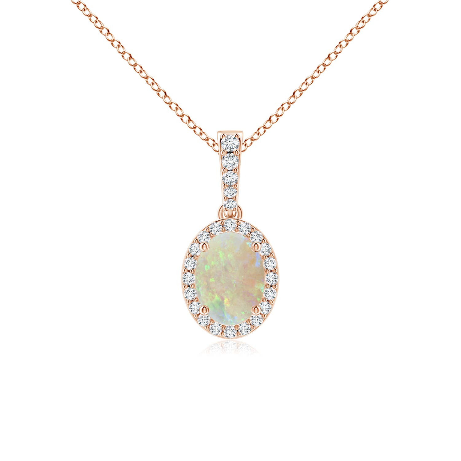 AAA - Opal / 0.99 CT / 14 KT Rose Gold