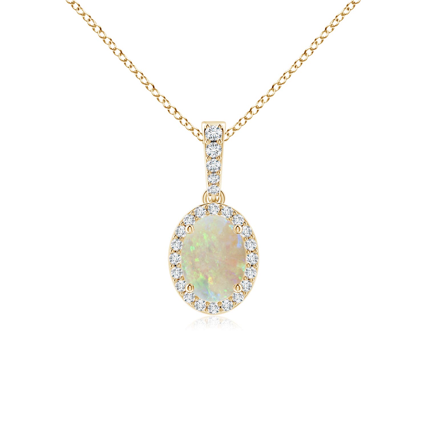 AAA - Opal / 0.99 CT / 14 KT Yellow Gold