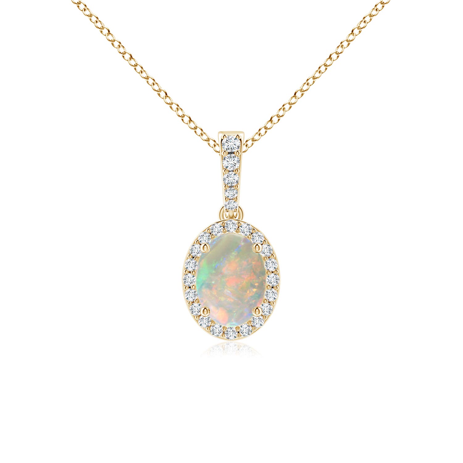 AAAA - Opal / 0.99 CT / 14 KT Yellow Gold