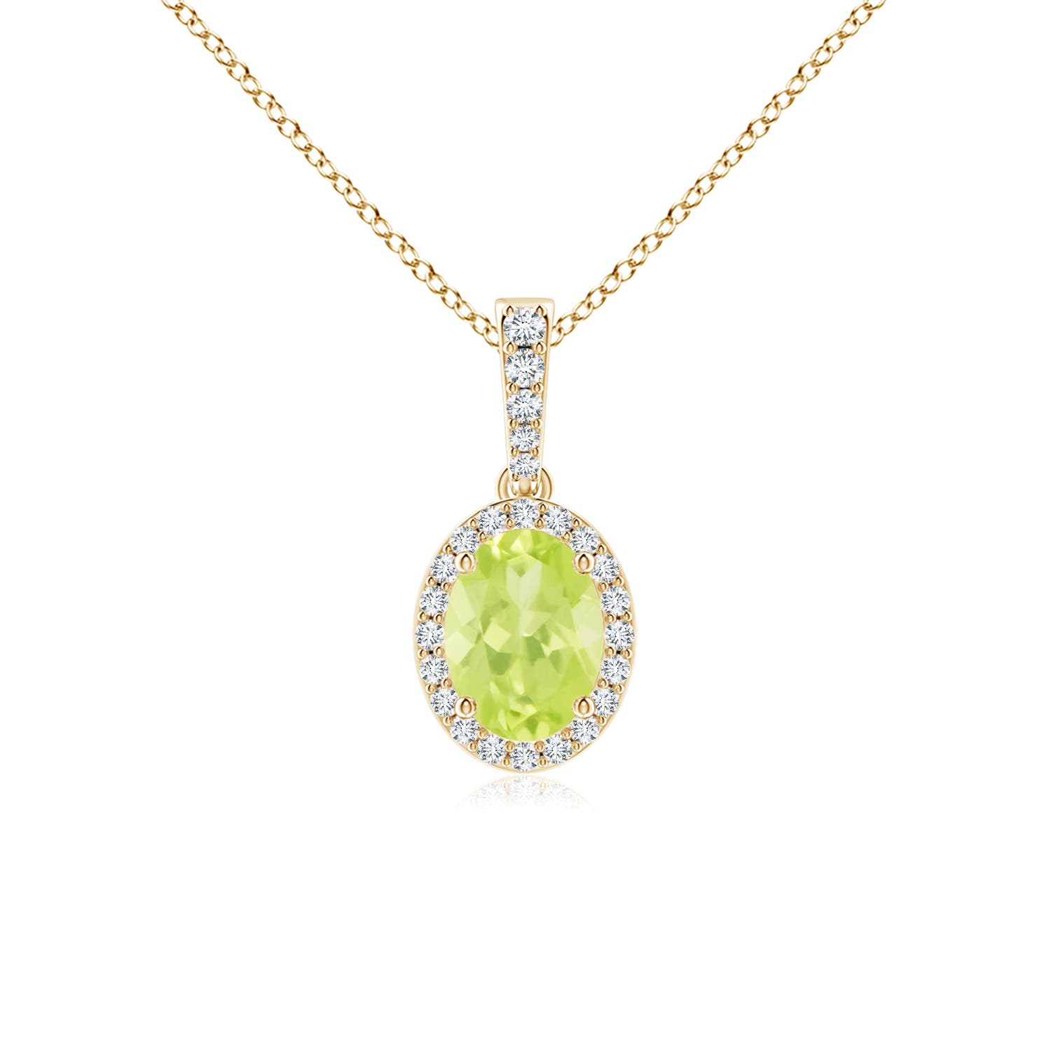 A - Peridot / 1.54 CT / 14 KT Yellow Gold