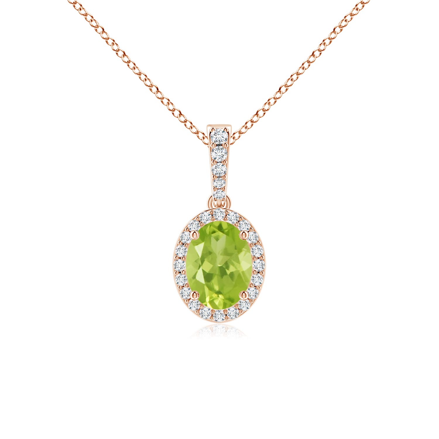 AA - Peridot / 1.54 CT / 14 KT Rose Gold