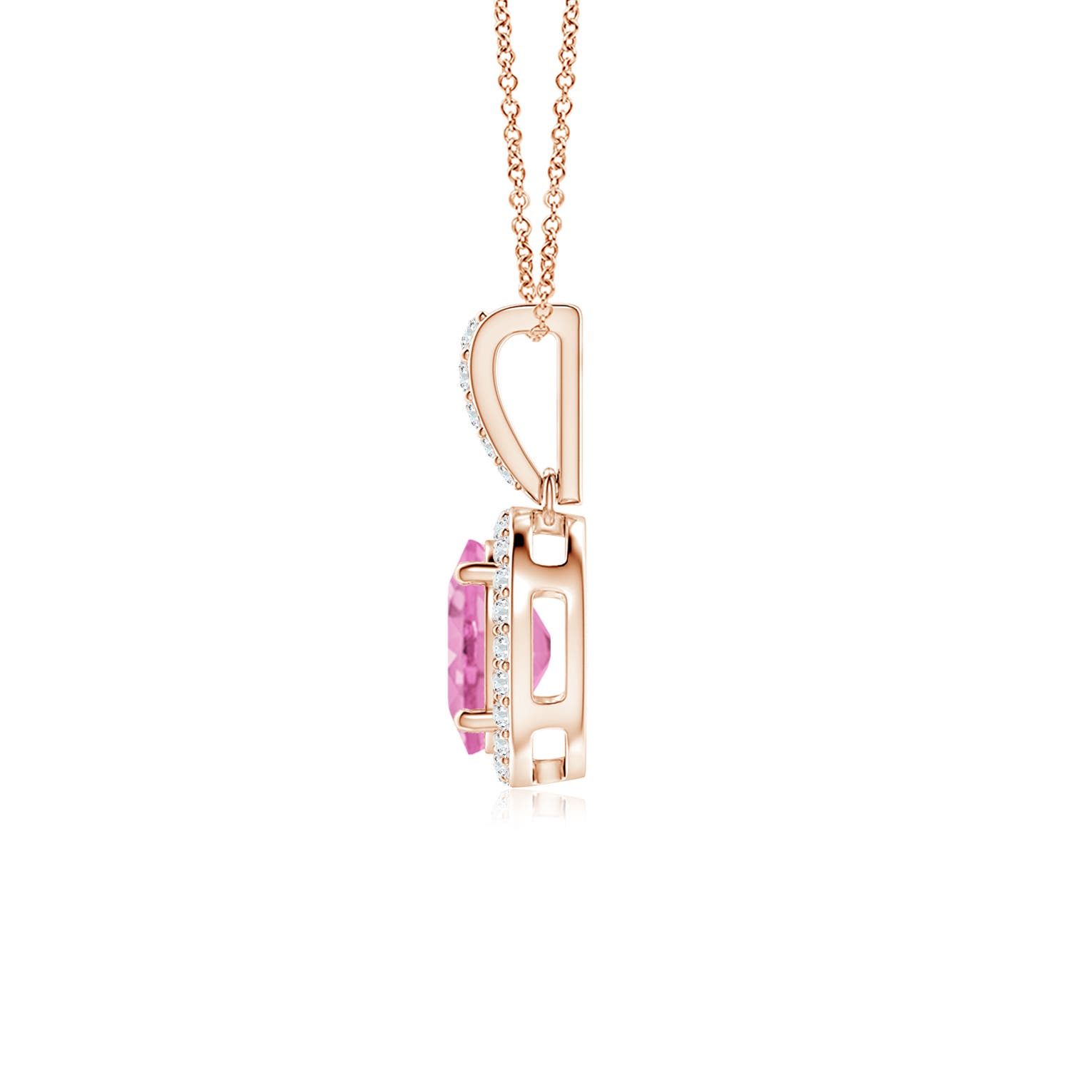 A - Pink Sapphire / 1.64 CT / 14 KT Rose Gold