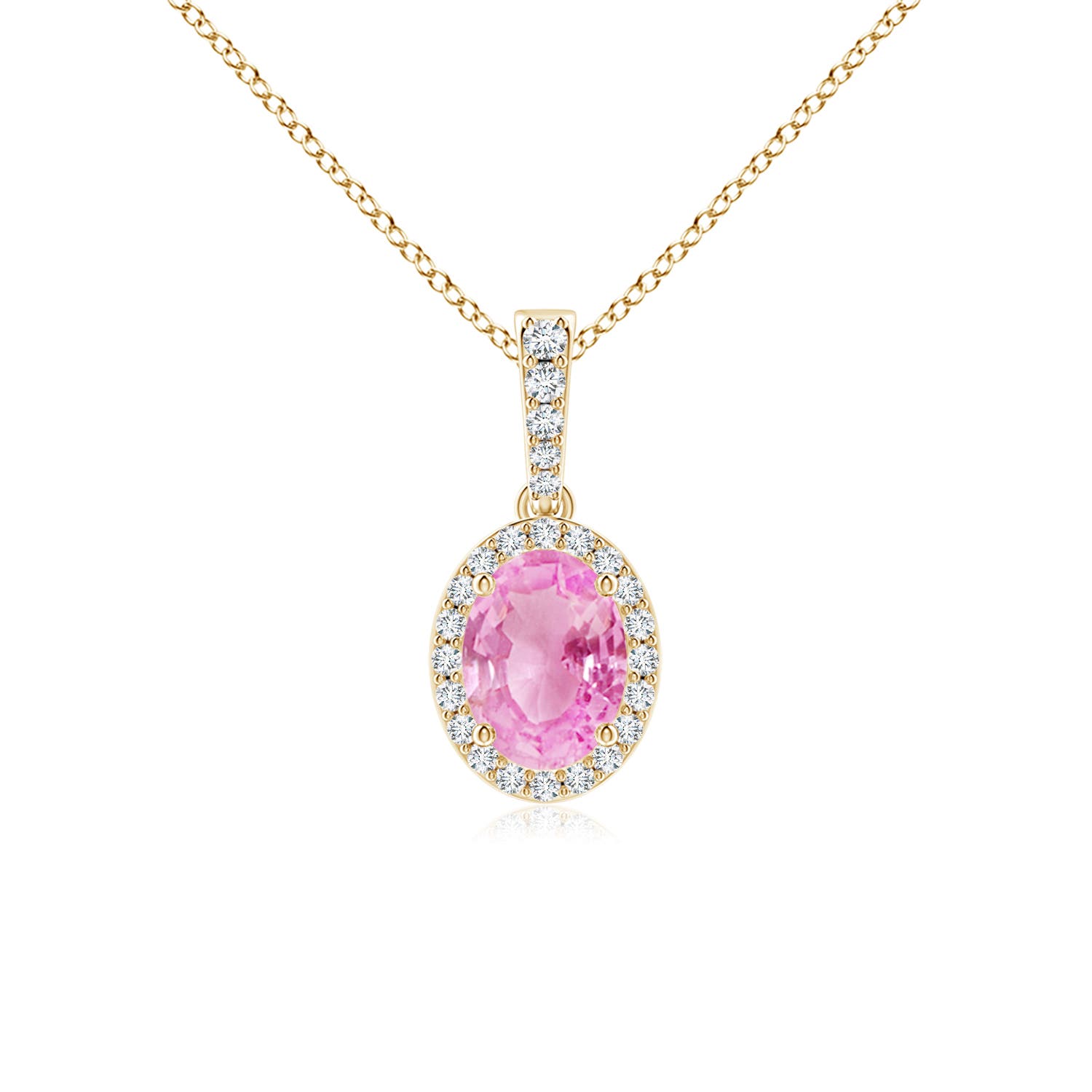 A - Pink Sapphire / 1.64 CT / 14 KT Yellow Gold