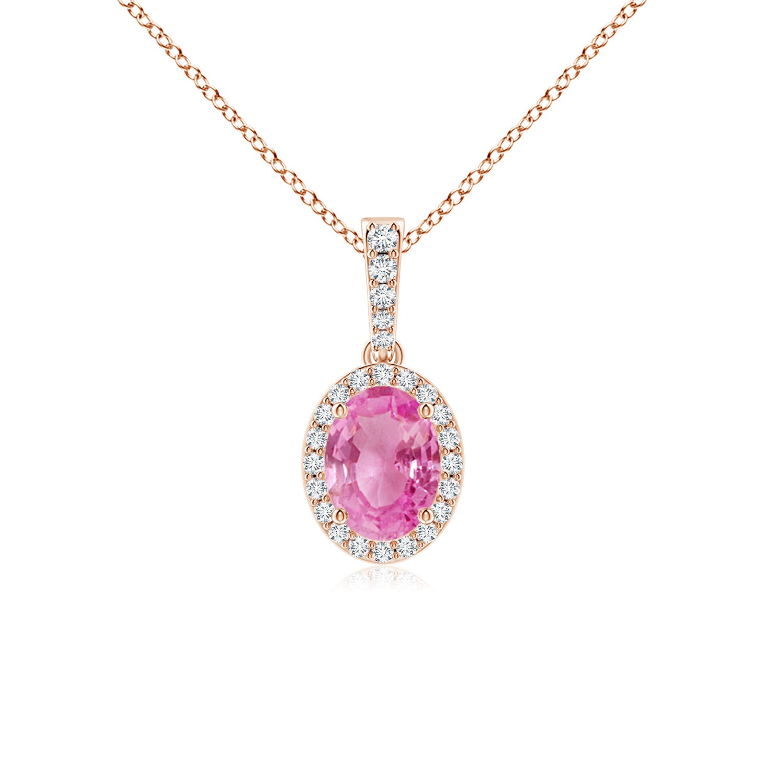 AA - Pink Sapphire / 1.64 CT / 14 KT Rose Gold