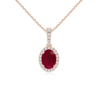 Oval A Ruby