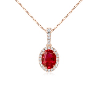 Oval AAA Ruby