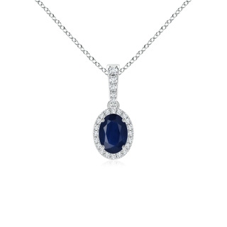Oval A Blue Sapphire