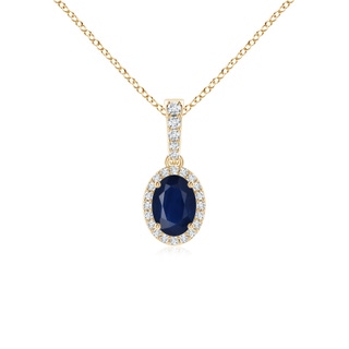 Oval A Blue Sapphire