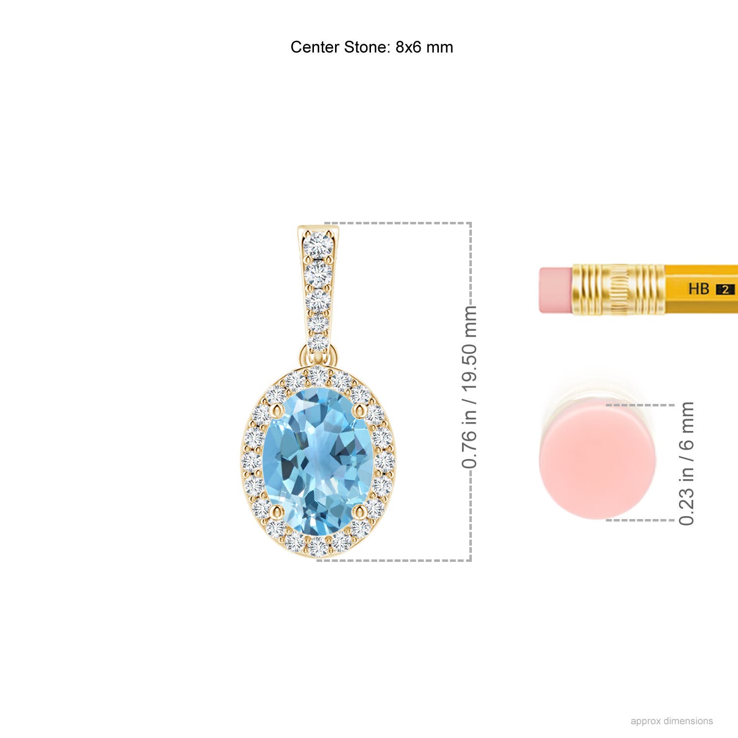 A - Swiss Blue Topaz / 1.69 CT / 14 KT Yellow Gold