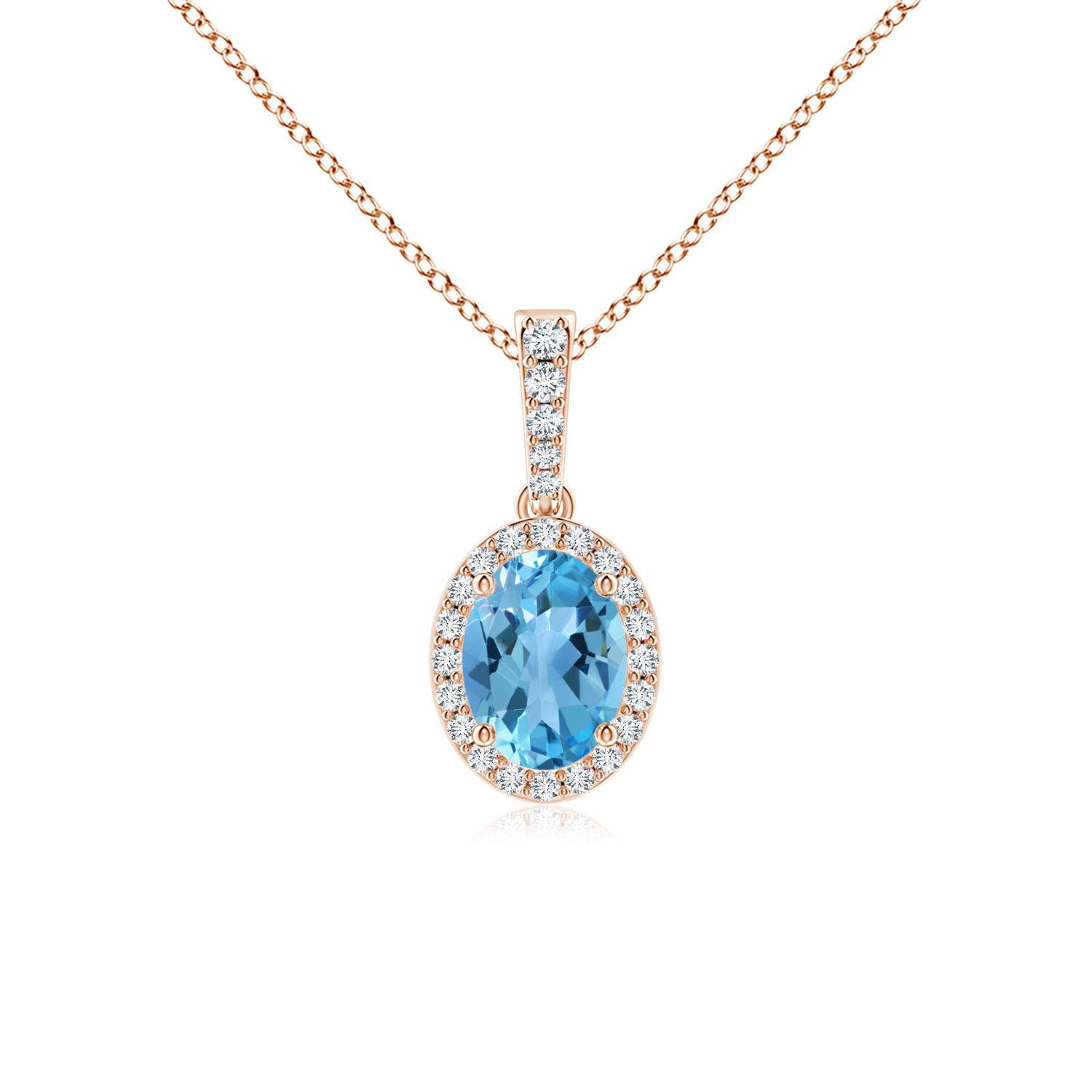 AA - Swiss Blue Topaz / 1.69 CT / 14 KT Rose Gold