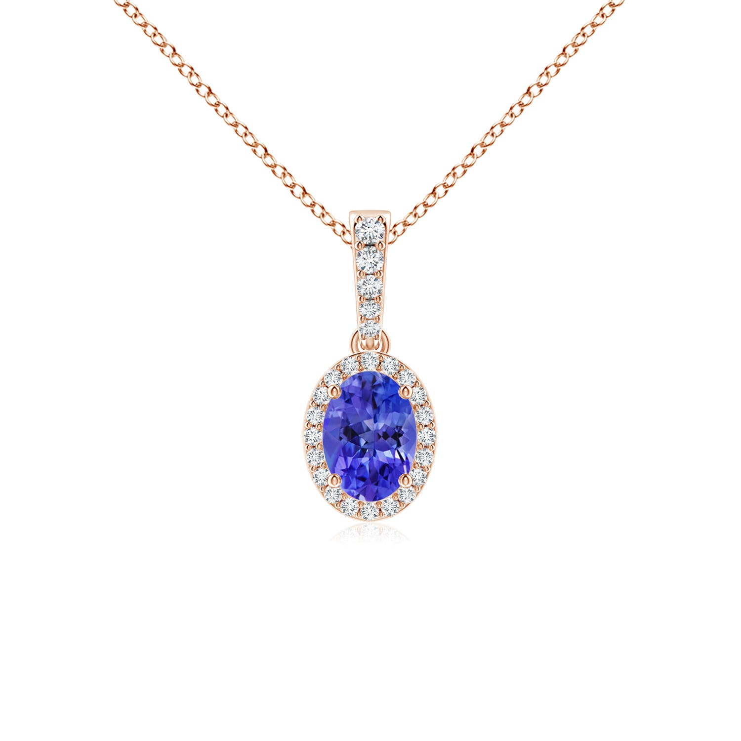 AAA - Tanzanite / 0.94 CT / 14 KT Rose Gold