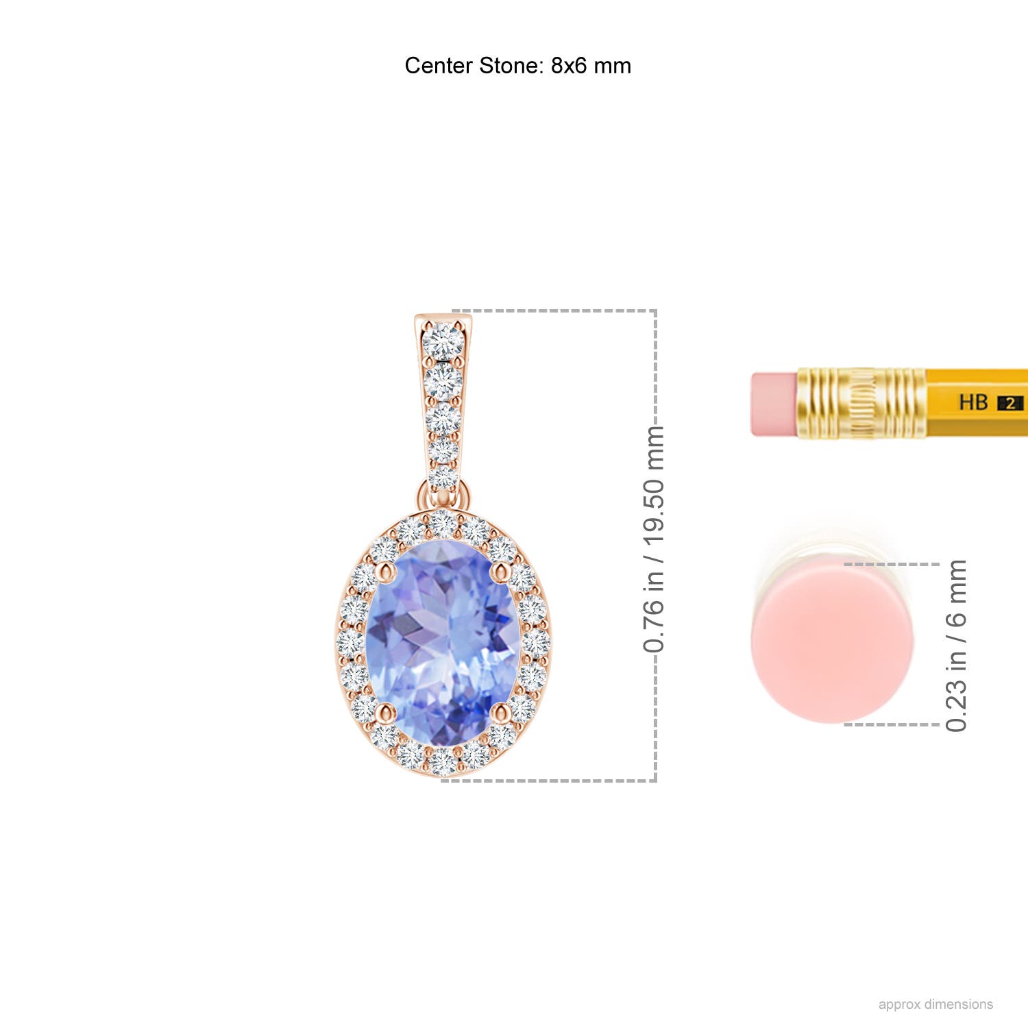 A - Tanzanite / 1.44 CT / 14 KT Rose Gold