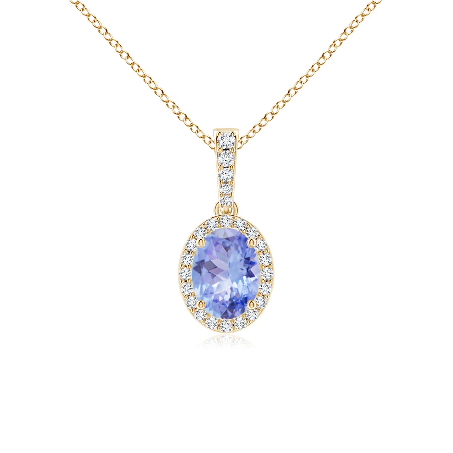 A - Tanzanite / 1.44 CT / 14 KT Yellow Gold