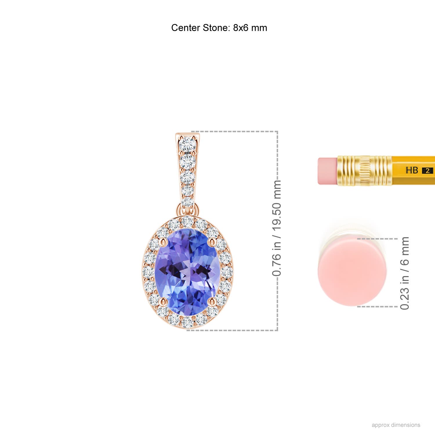 AA - Tanzanite / 1.44 CT / 14 KT Rose Gold