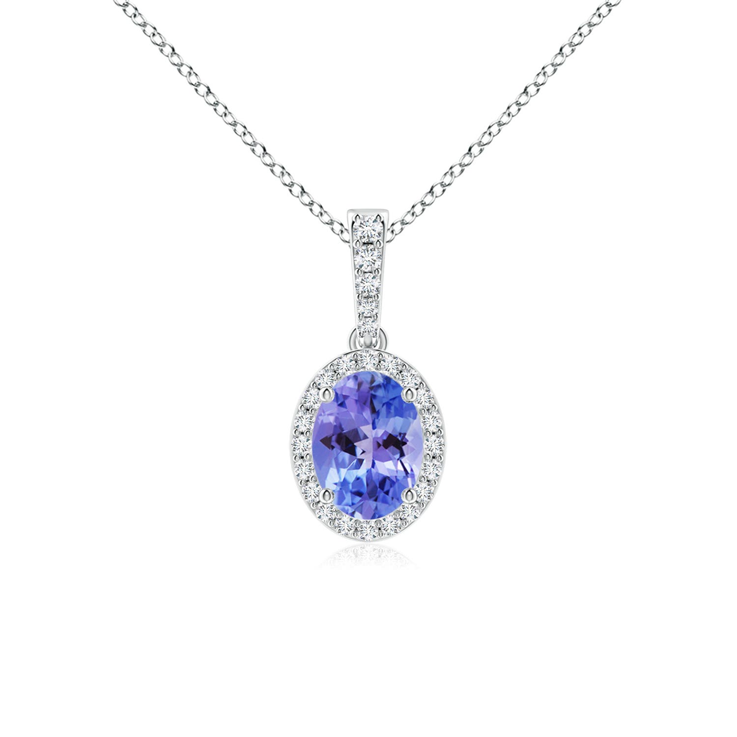 AA - Tanzanite / 1.44 CT / 14 KT White Gold