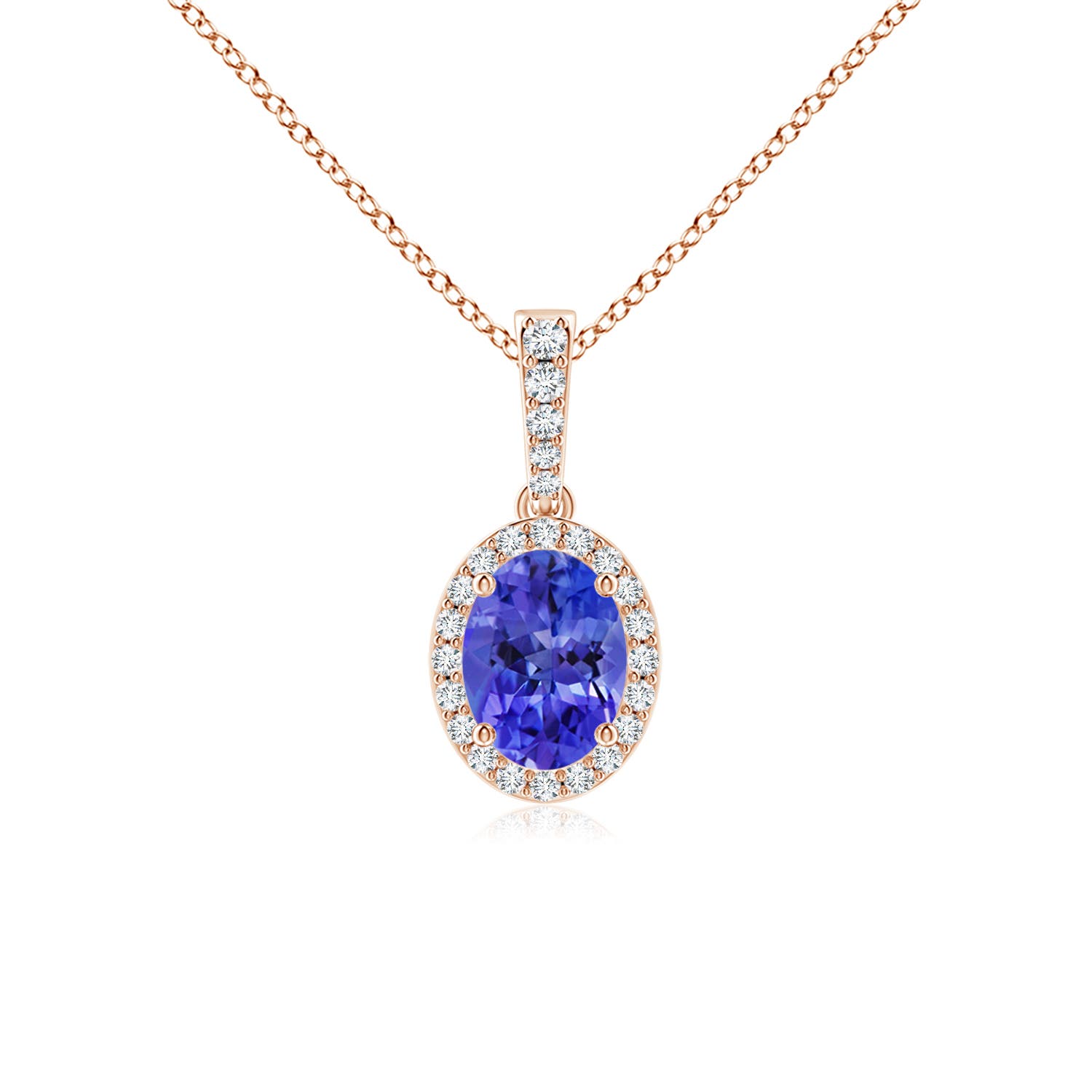 AAA - Tanzanite / 1.44 CT / 14 KT Rose Gold