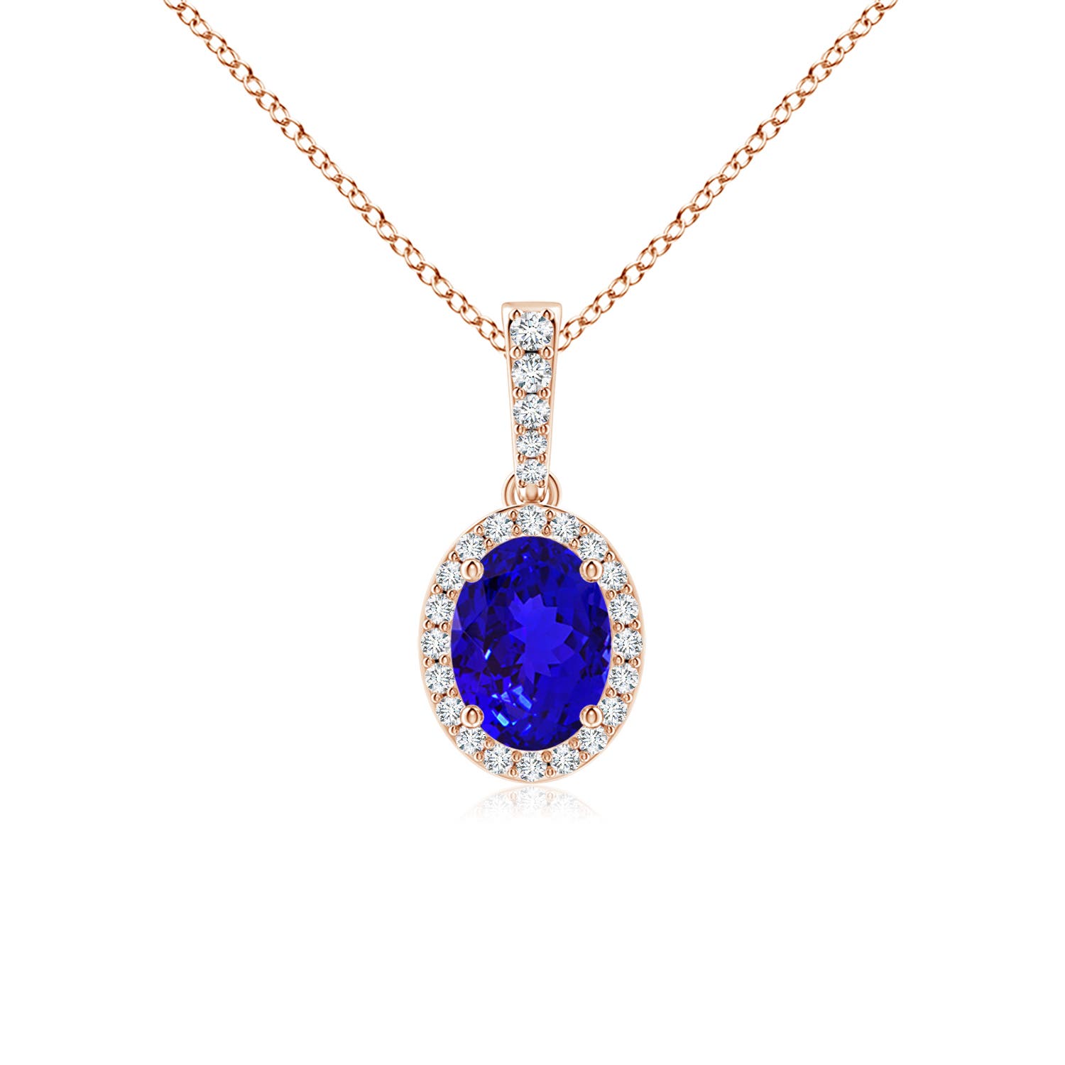 AAAA - Tanzanite / 1.44 CT / 14 KT Rose Gold