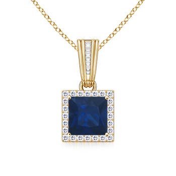 AA - Blue Sapphire / 1.42 CT / 14 KT Yellow Gold