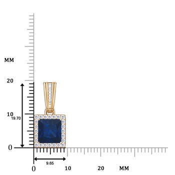 AA - Blue Sapphire / 1.42 CT / 14 KT Yellow Gold