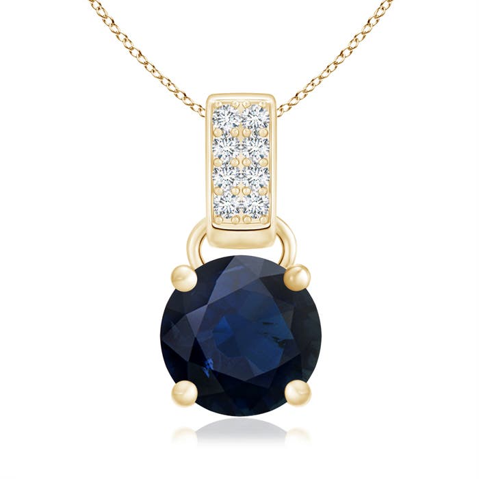 A - Blue Sapphire / 1.68 CT / 14 KT Yellow Gold