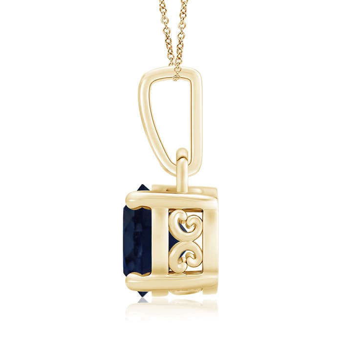 A - Blue Sapphire / 1.68 CT / 14 KT Yellow Gold