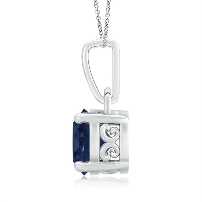 AA - Blue Sapphire / 1.68 CT / 14 KT White Gold