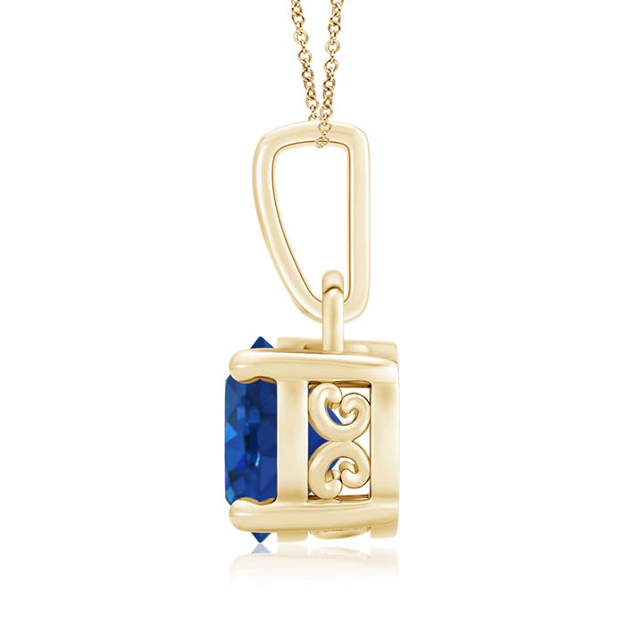 AAA - Blue Sapphire / 1.68 CT / 14 KT Yellow Gold