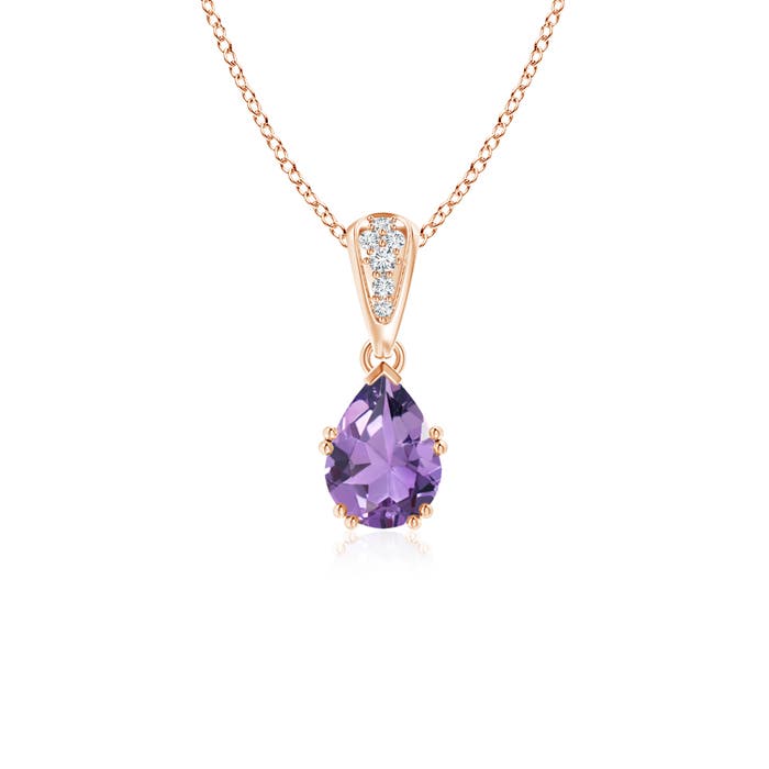 A - Amethyst / 0.71 CT / 14 KT Rose Gold