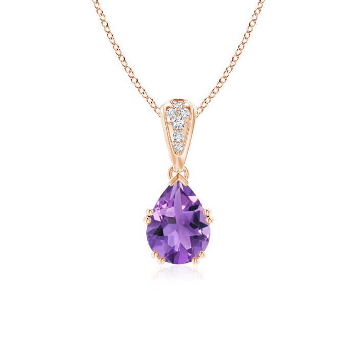 AA - Amethyst / 1.15 CT / 14 KT Rose Gold