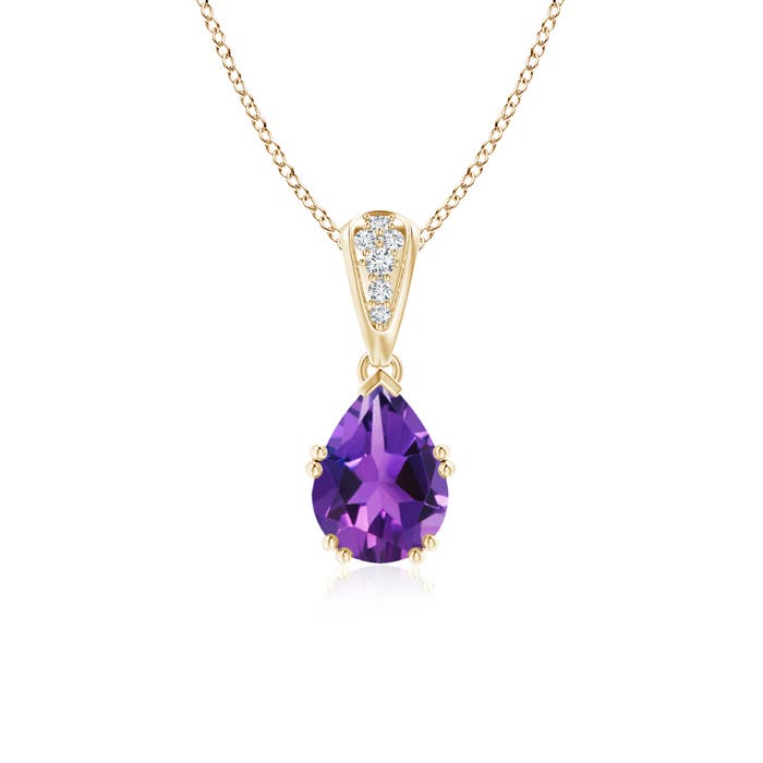 AAAA - Amethyst / 1.15 CT / 14 KT Yellow Gold