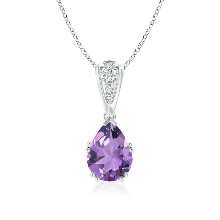 A - Amethyst / 1.76 CT / 14 KT White Gold