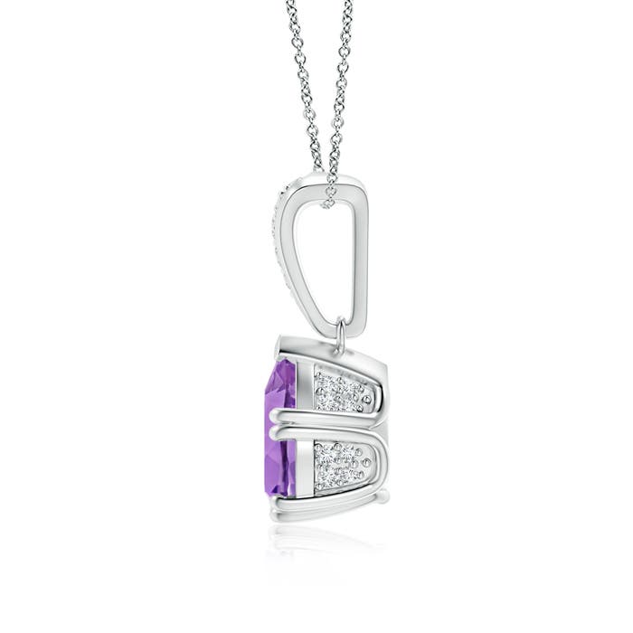 A - Amethyst / 1.76 CT / 14 KT White Gold