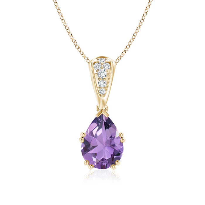 A - Amethyst / 1.76 CT / 14 KT Yellow Gold