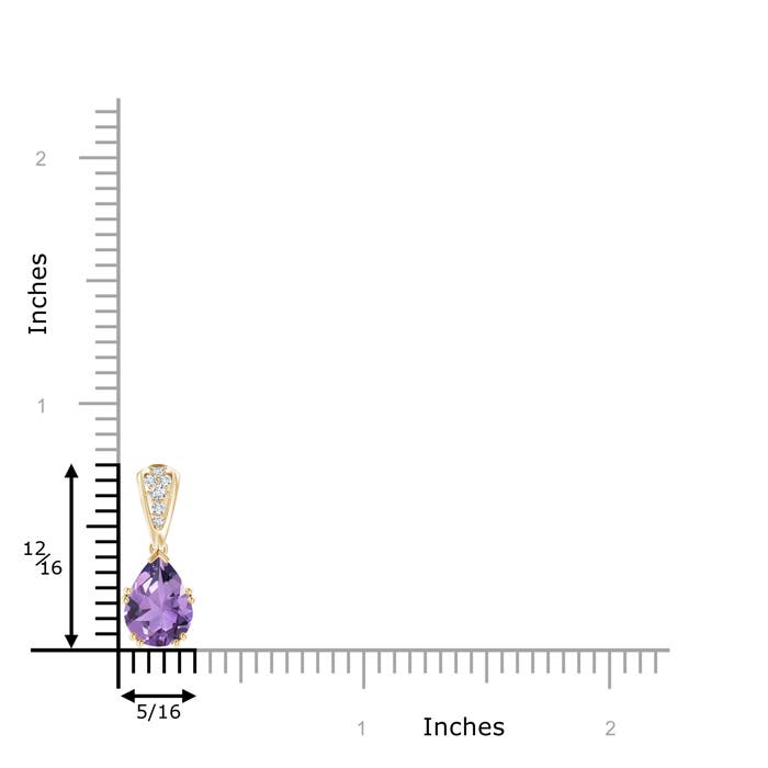 A - Amethyst / 1.76 CT / 14 KT Yellow Gold