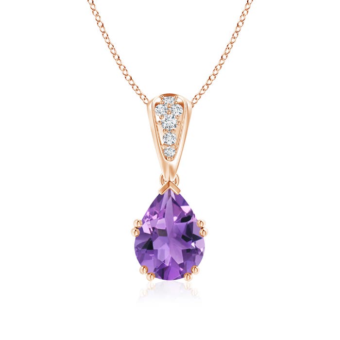 AA - Amethyst / 1.76 CT / 14 KT Rose Gold