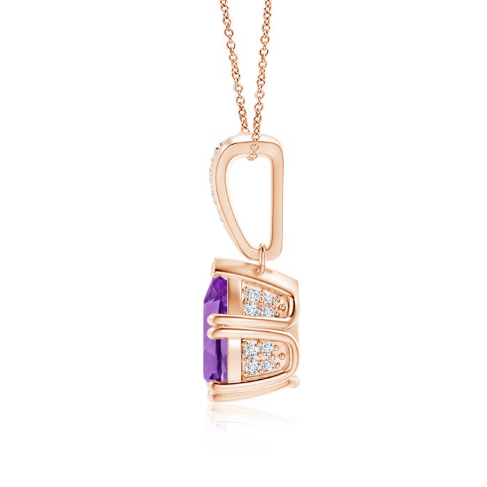 AA - Amethyst / 1.76 CT / 14 KT Rose Gold