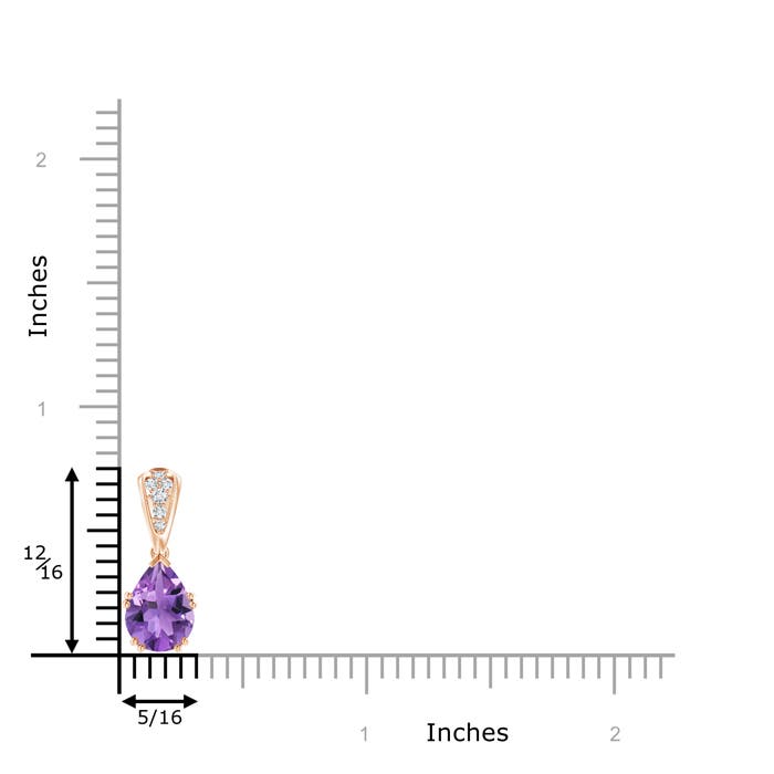 AA - Amethyst / 1.76 CT / 14 KT Rose Gold