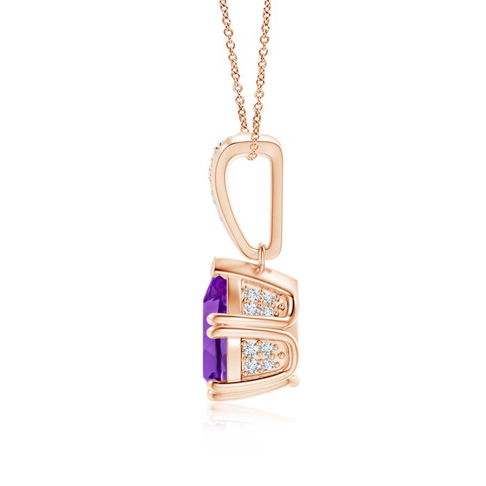 AAA - Amethyst / 1.76 CT / 14 KT Rose Gold