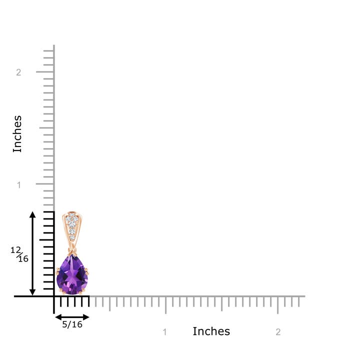 AAAA - Amethyst / 1.76 CT / 14 KT Rose Gold