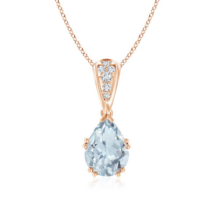 A - Aquamarine / 1.51 CT / 14 KT Rose Gold