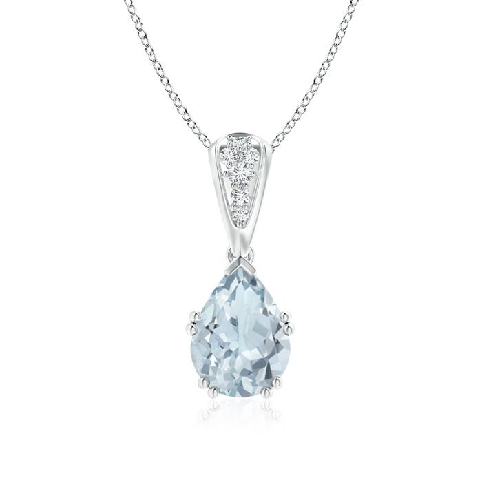 A - Aquamarine / 1.51 CT / 14 KT White Gold