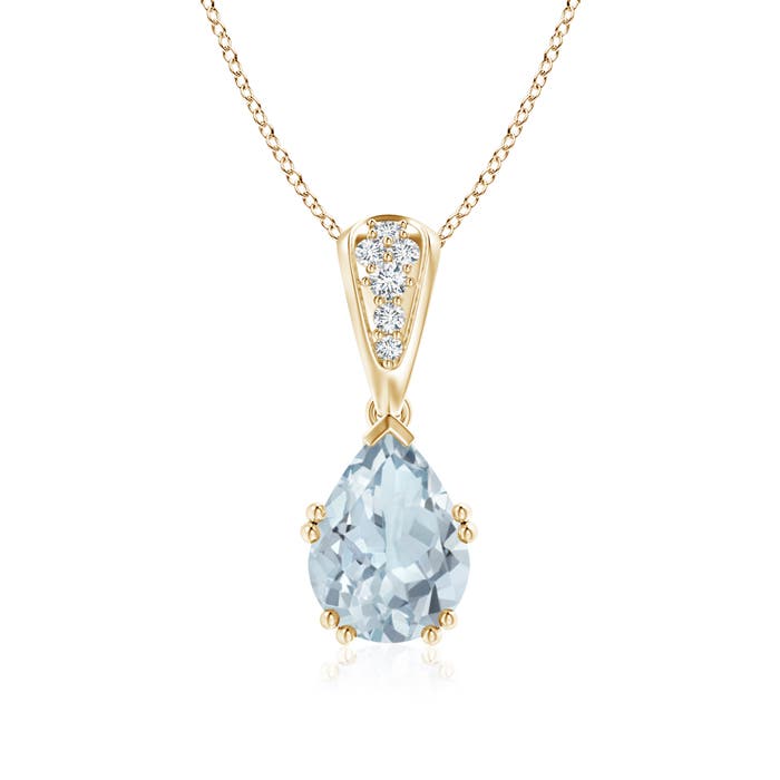 A - Aquamarine / 1.51 CT / 14 KT Yellow Gold