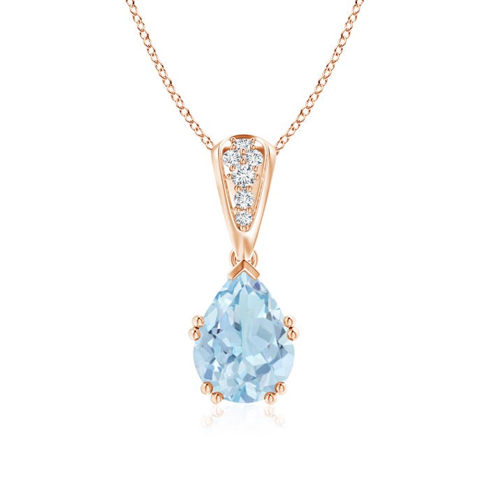 AA - Aquamarine / 1.51 CT / 14 KT Rose Gold