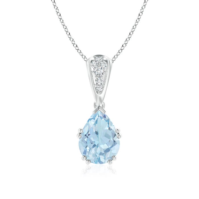 AA - Aquamarine / 1.51 CT / 14 KT White Gold