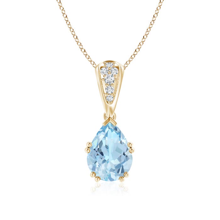 AAA - Aquamarine / 1.51 CT / 14 KT Yellow Gold