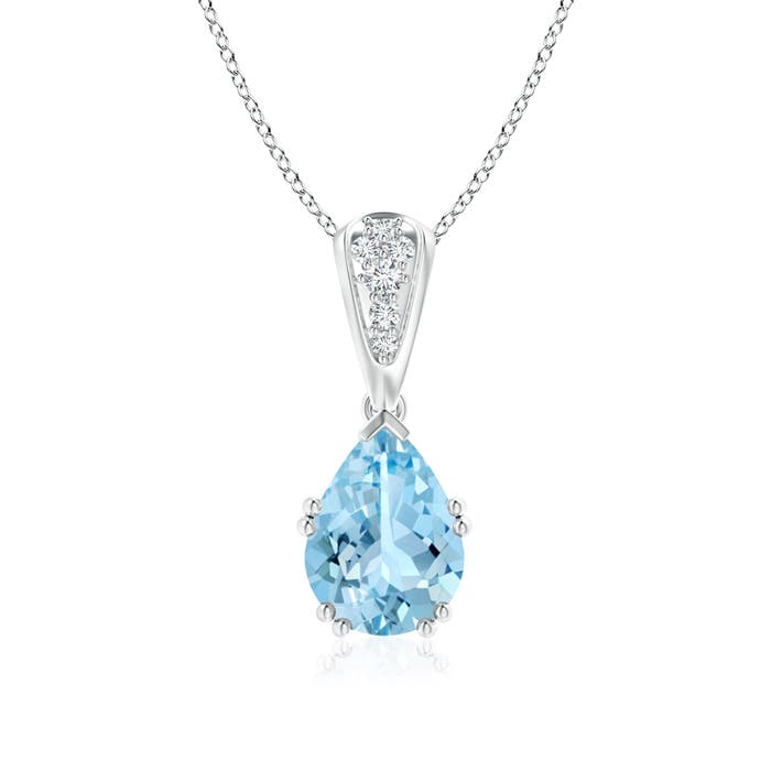 AAAA - Aquamarine / 1.51 CT / 14 KT White Gold